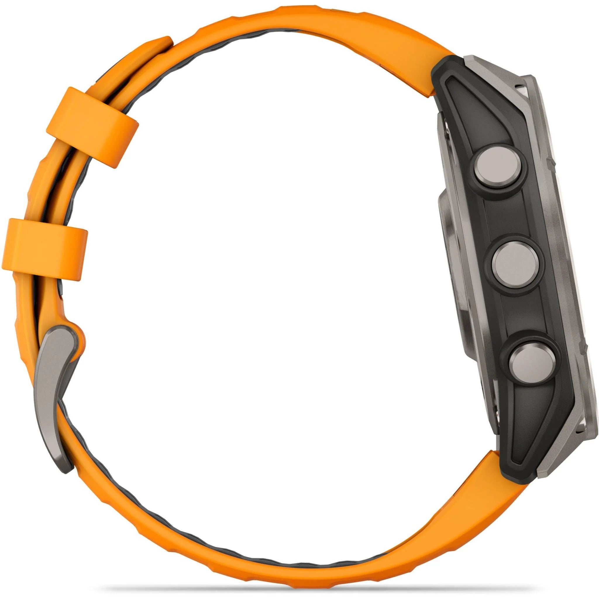 Garmin fenix® 8 51mm AMOLED Sapphire Edition Titanium with Spark Orange and Graphite Band